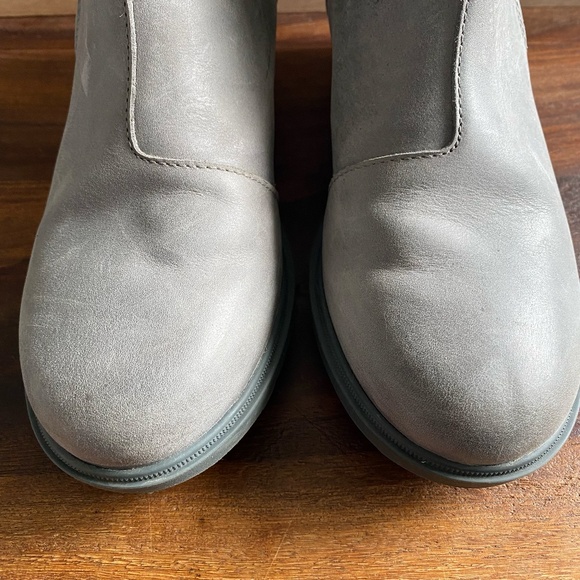 Sorel Evie II Gray Side Zip Chelsea Boots Ankle Booties Shoes Women's Size 8.5 - Picture 3 of 9